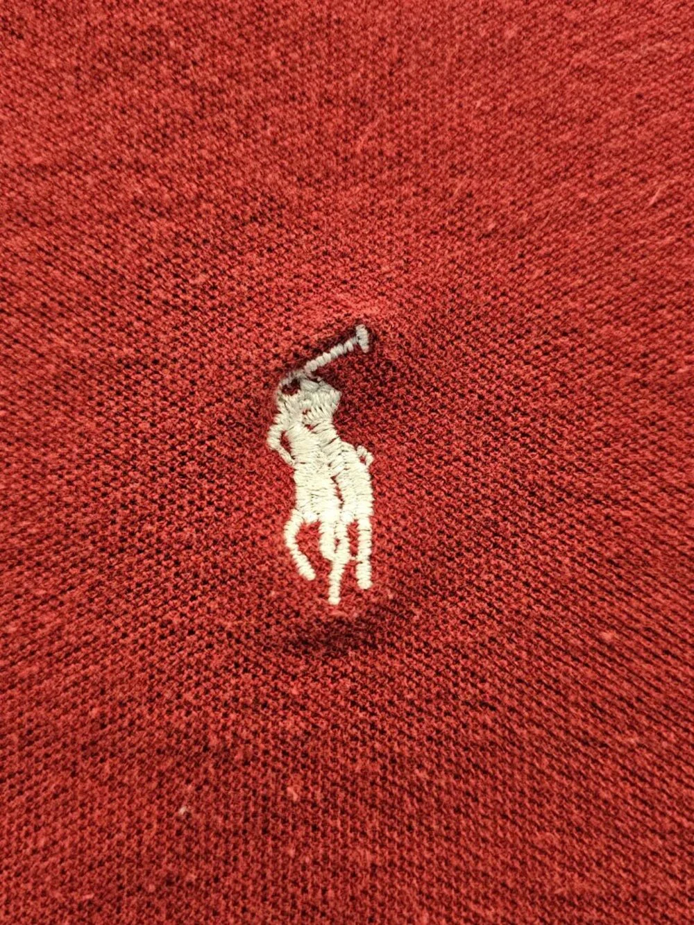 Vintage Polo by Ralph Lauren Made in USA Red Polo Shirt 2XL 90s USA Rare